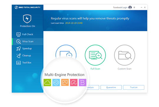 virusscan screenshot